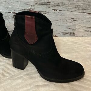 BAKERS Soft Leather Suede Italian Heeled Boots